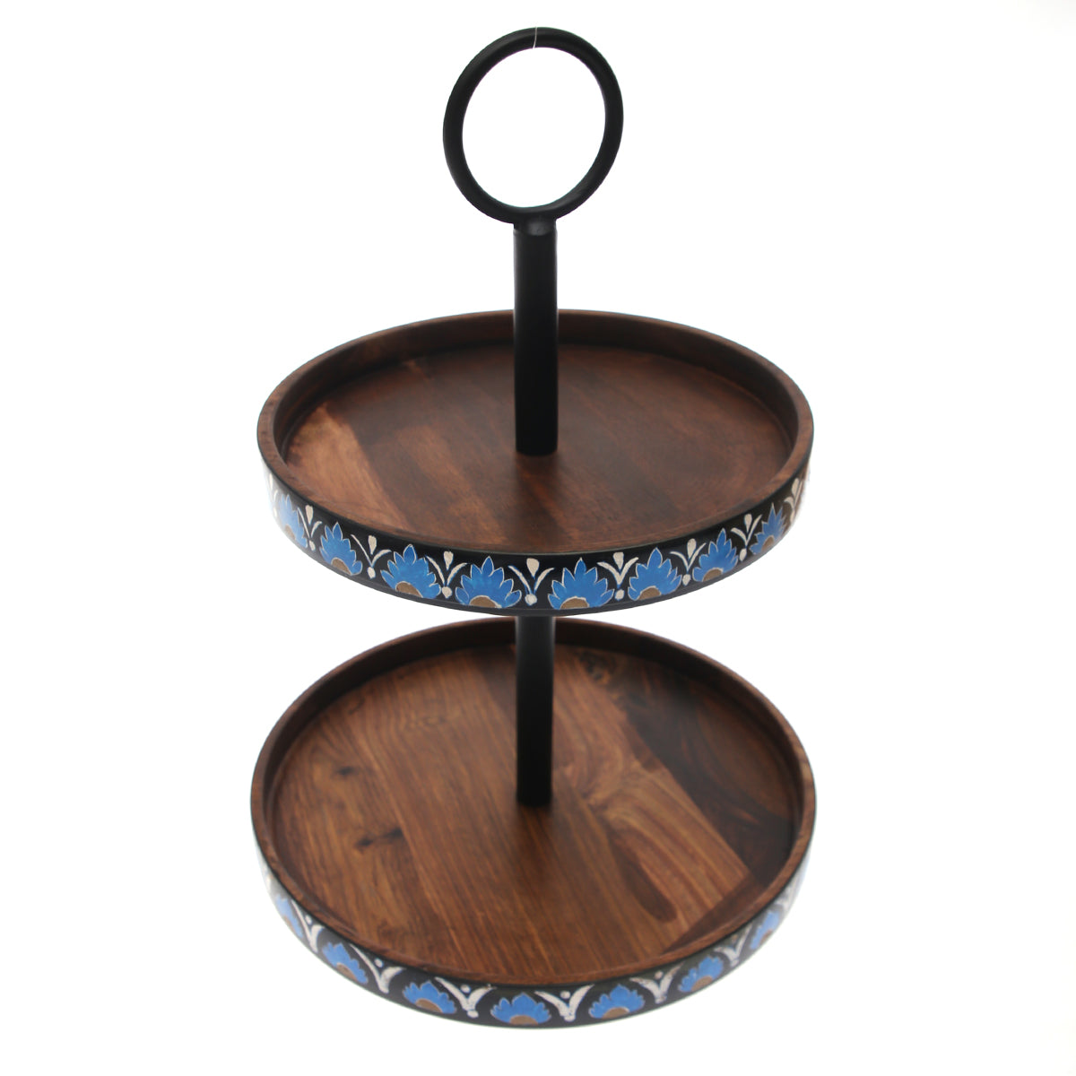 Handcrafted Wooden Pastry Stand Ð 2 Tier (12" x 16")