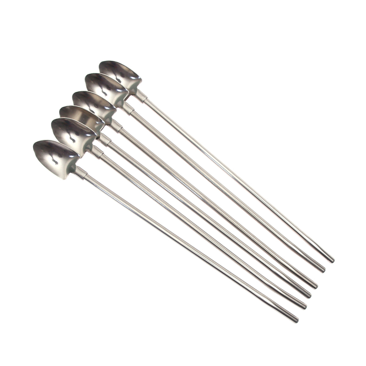 2-in-1 Stainless Steel Straw Ð 6 PCS Set