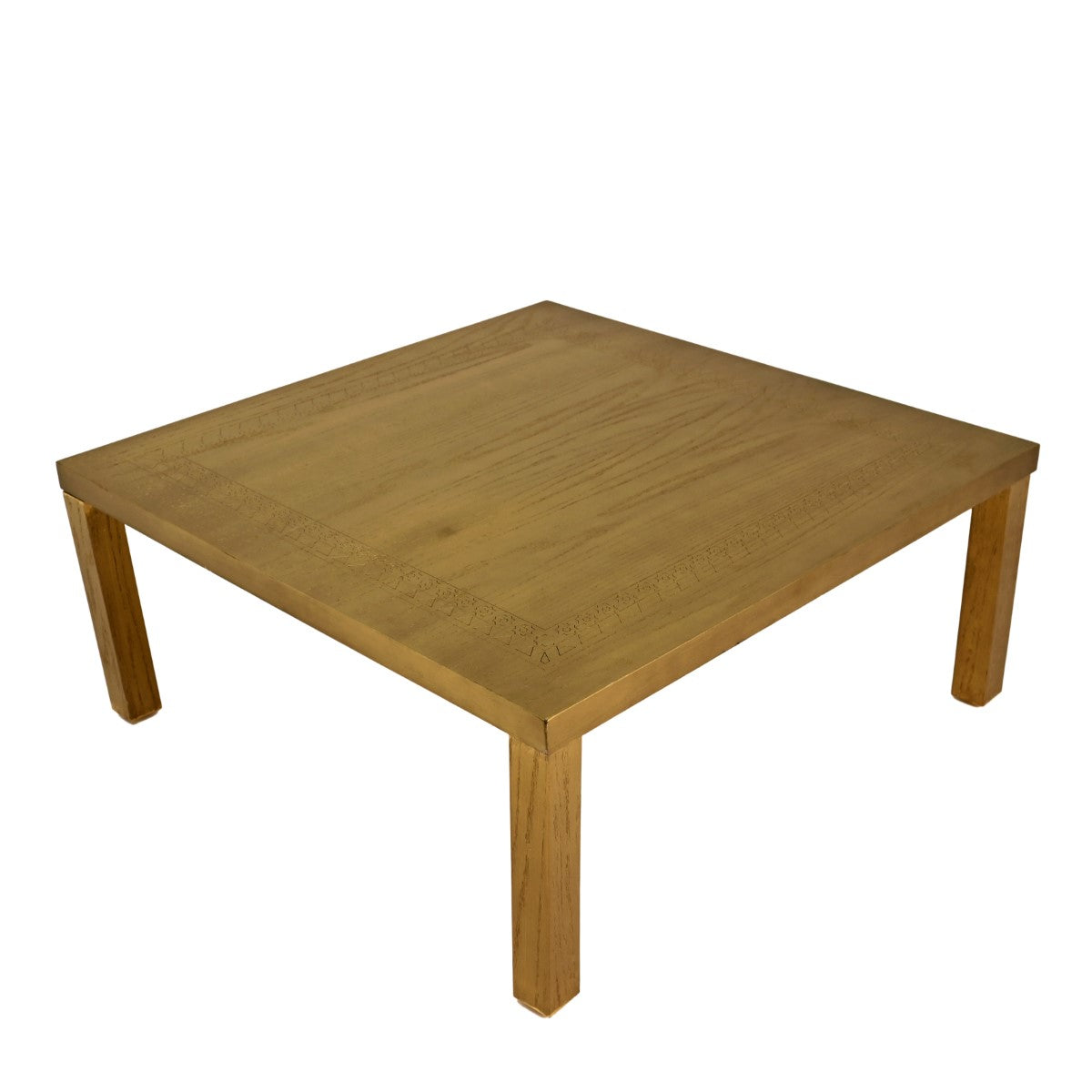 Honey Comb Coffee Table - Gold