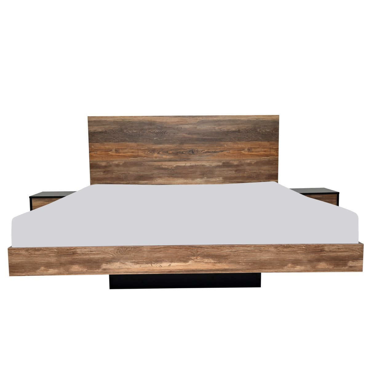 Flamingo King Size Bed with 2 Side Tables