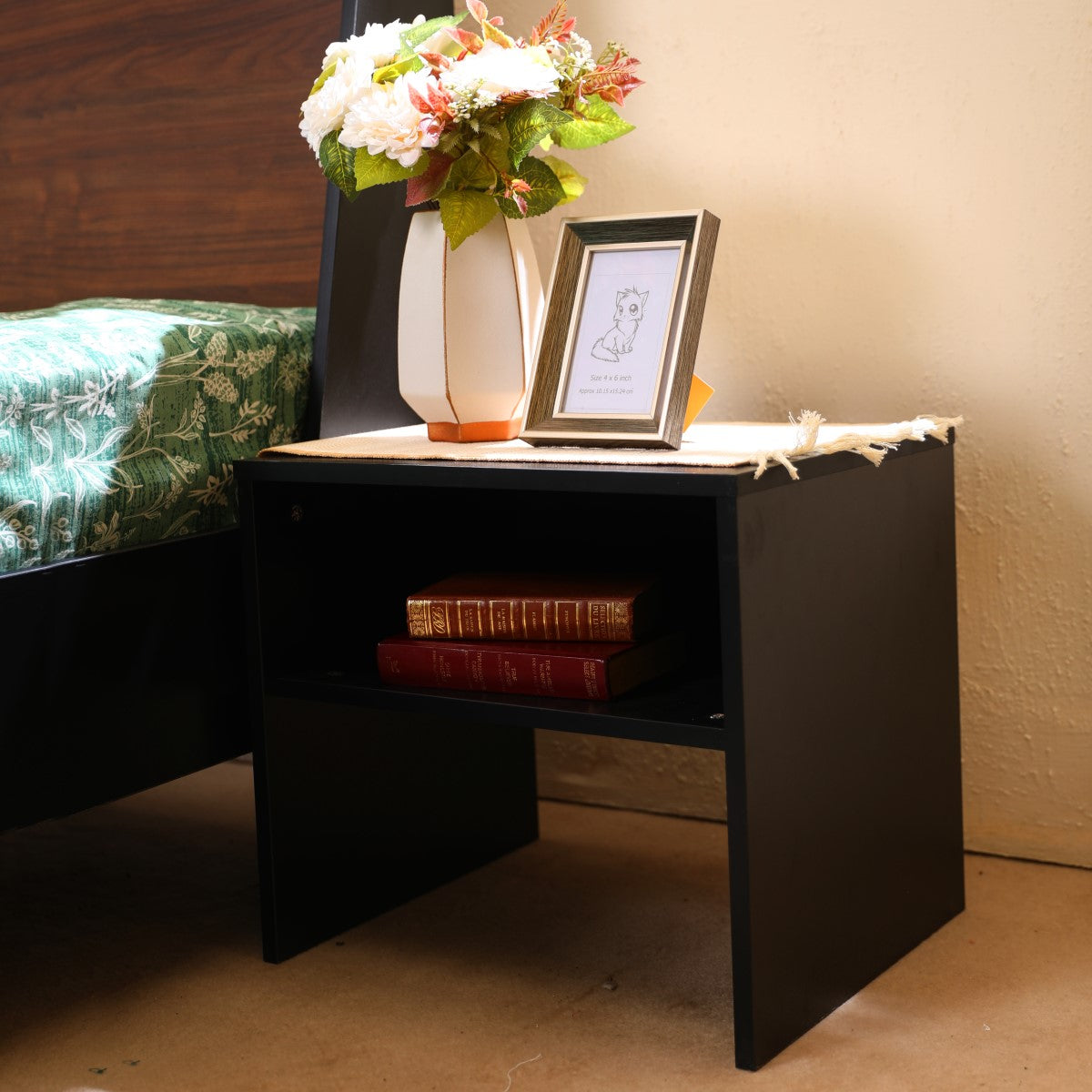 Savior Bed With Two Side Tables