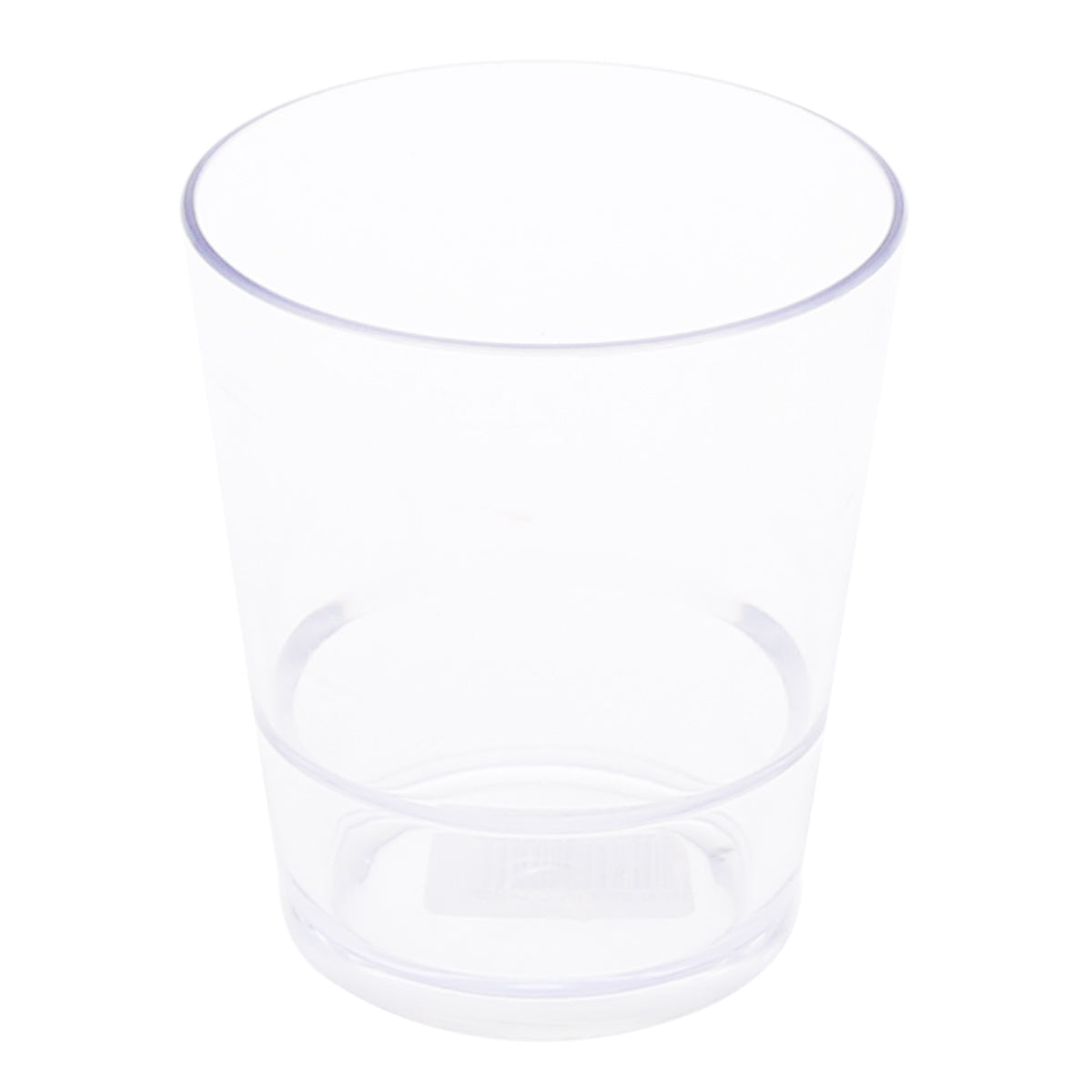 Acrylic Drinking Glass with Ring Design Ð Transparent, Durable & Lightweight