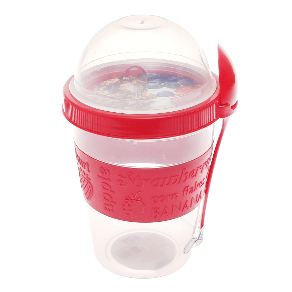 Portable Yogurt Cup with Spoon Ð BPA?Free Snack Container for Yogurt, Parfaits & On?the?Go Snacks