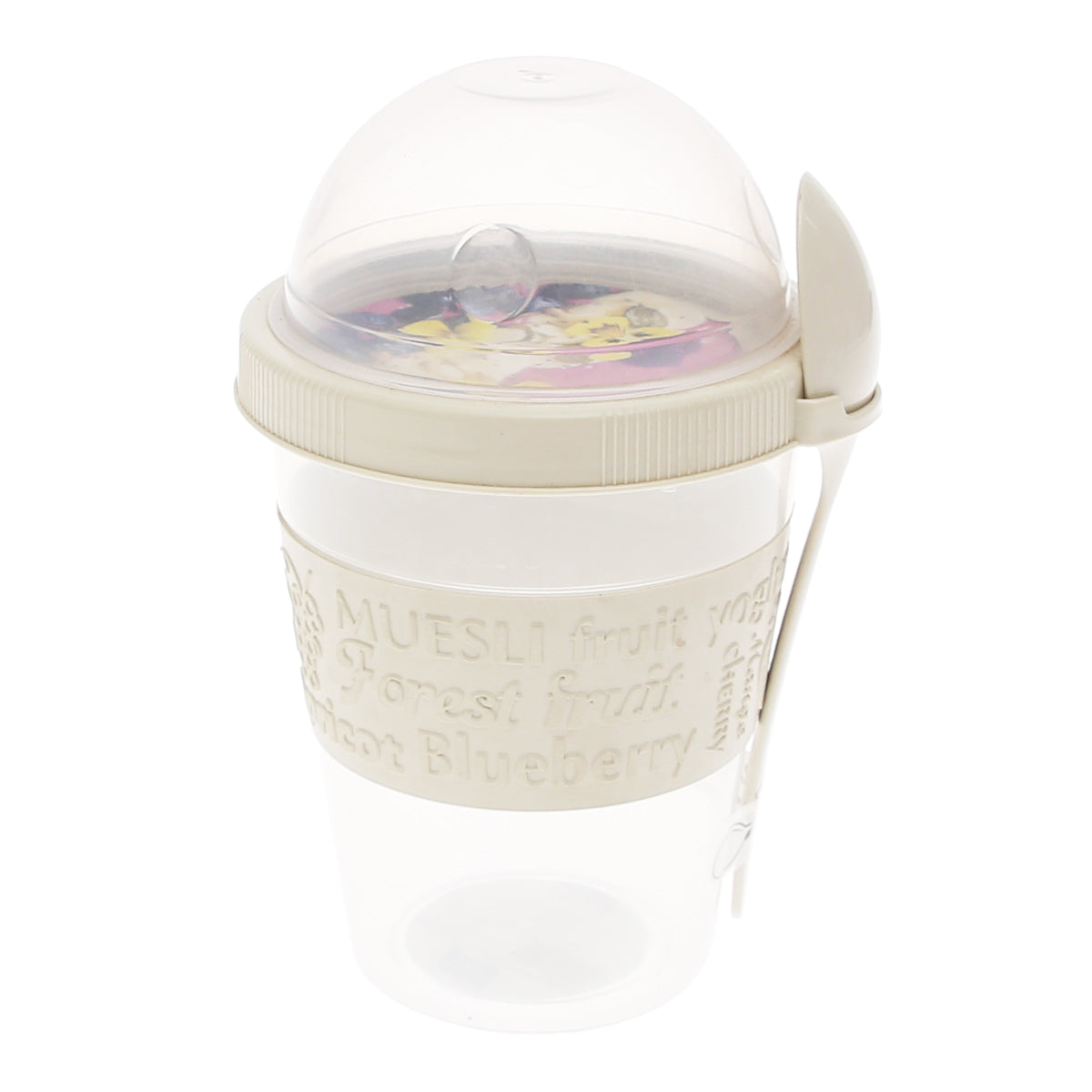Portable Yogurt Cup with Spoon Ð BPA?Free Snack Container for Yogurt, Parfaits & On?the?Go Snacks