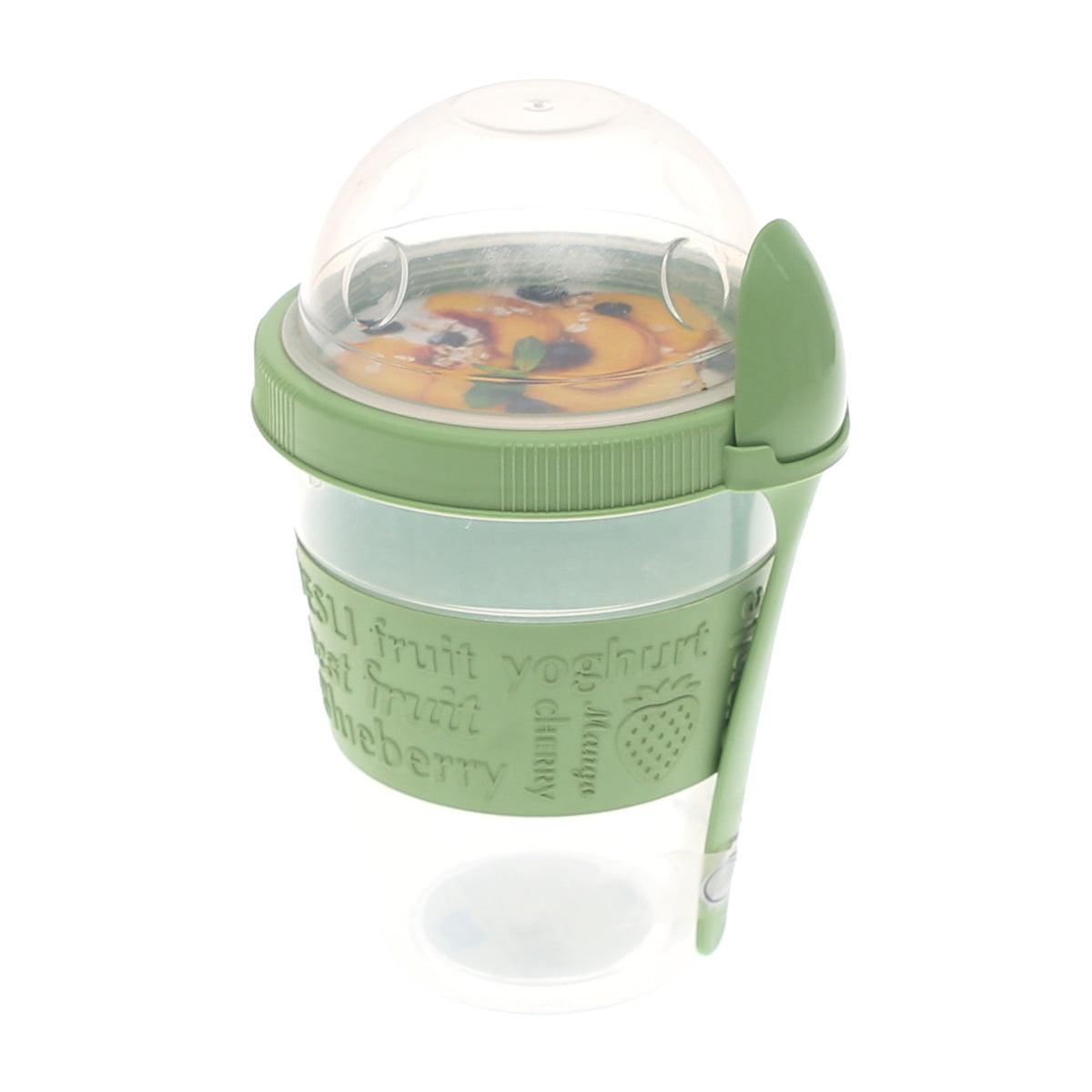 Portable Yogurt Cup with Spoon Ð BPA?Free Snack Container for Yogurt, Parfaits & On?the?Go Snacks