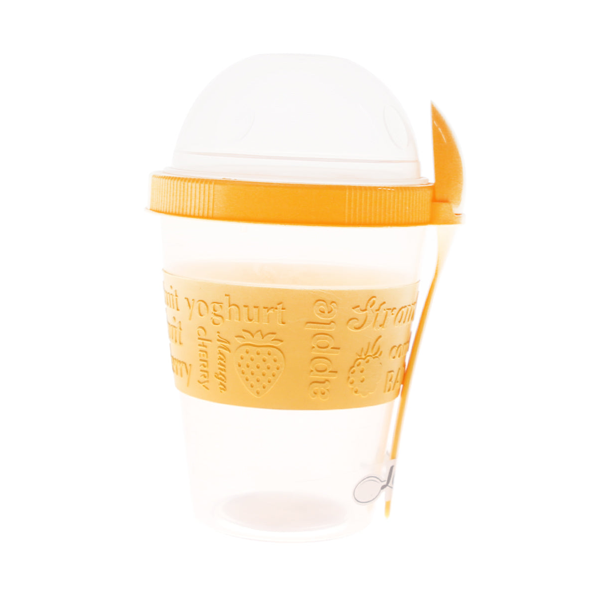 Portable Yogurt Cup with Spoon Ð BPA?Free Snack Container for Yogurt, Parfaits & On?the?Go Snacks