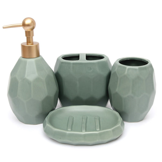 Bath Set Light Green.Str.19221-32