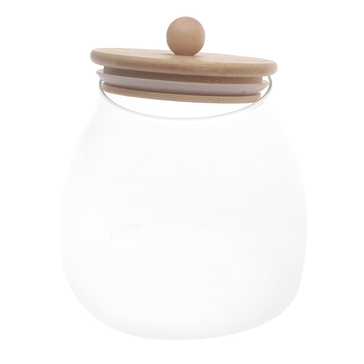 Glass Jar with Wooden Lid Ð 750ml & 550ml