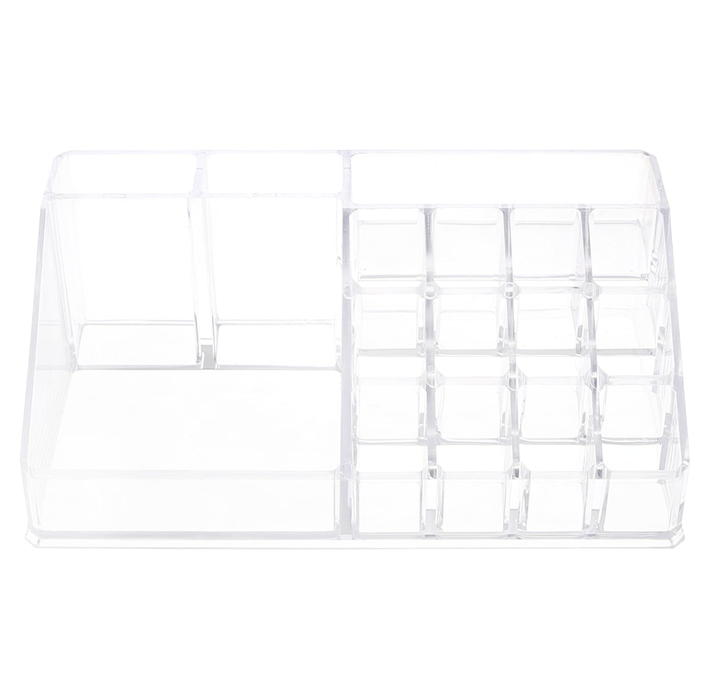 Lipstick Organizer Ð 24 Slot Acrylic Makeup Storage Holder (Transparent/Neutral)