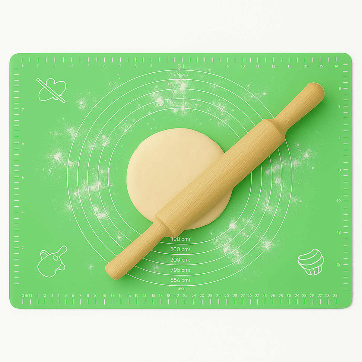 Silicone Baking Sheet Ð Non-Stick Pastry Mat with Measurement Guide