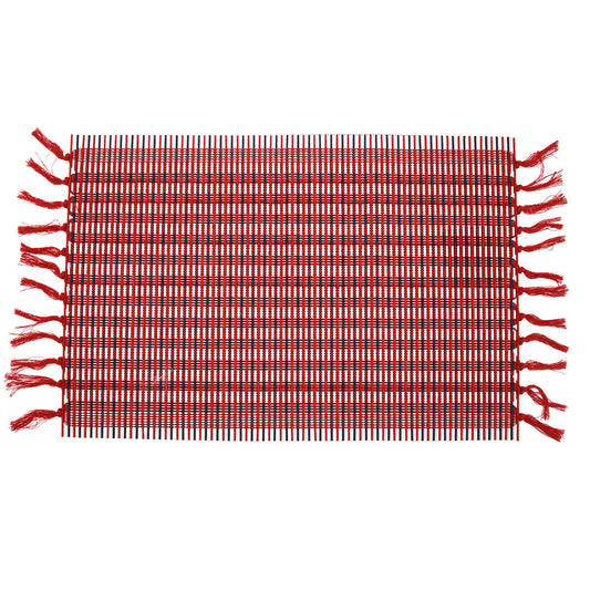 Stripey Bamboo Mat 13x19"