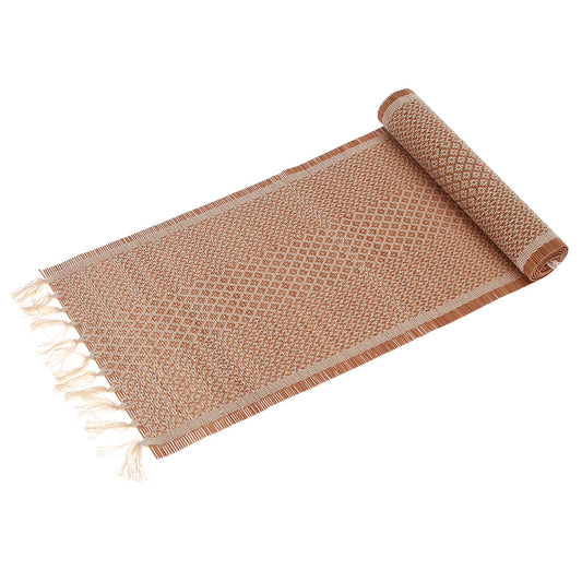 Beige Diamond Bamboo Mat 13X19Ó