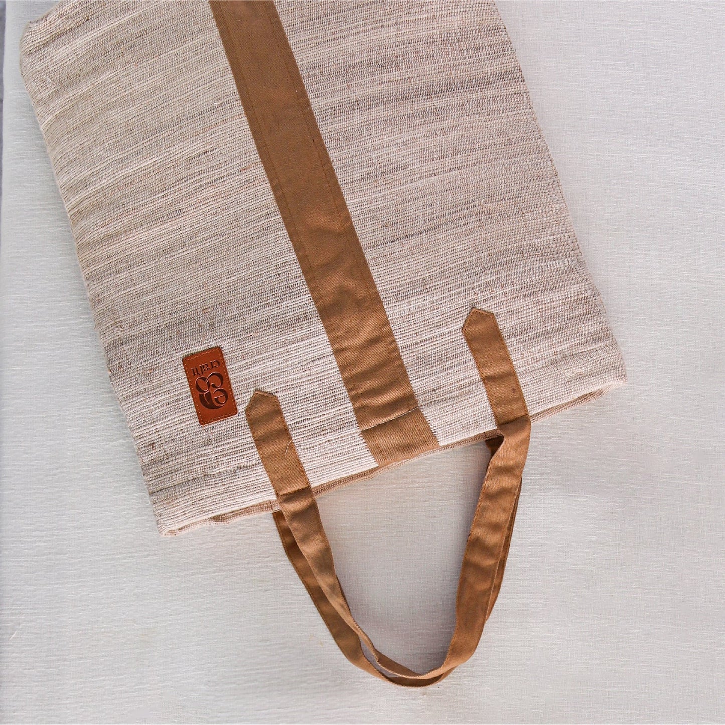Tote Bag.Banana Fiber(Long)..8"x14"x4".