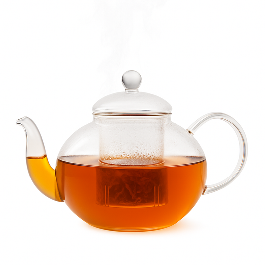 Glass Oil Pot with Lid Ð Heat-Resistant & Spill-Free Design (1000ml / 1500ml)
