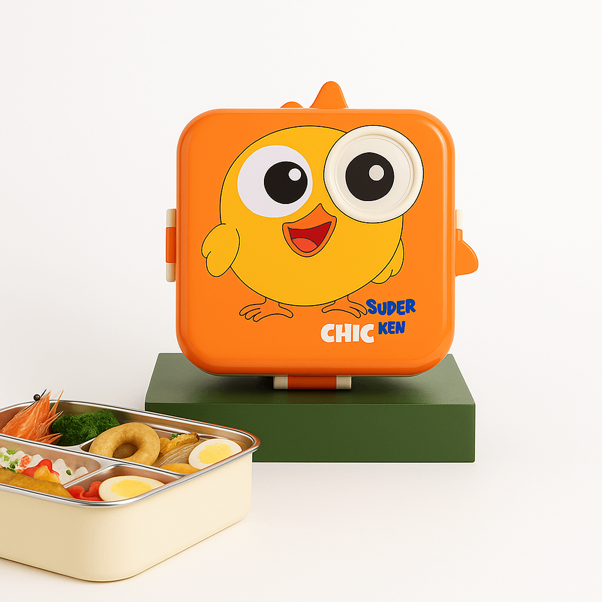 Laxon Steel Lunch Box Ð Cute, Compact & Leak-Proof