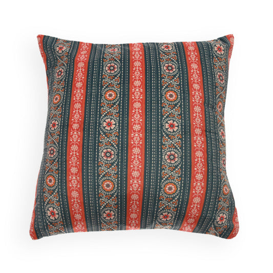 Floral Stripes Cushion Cover 18x18 (SUB)