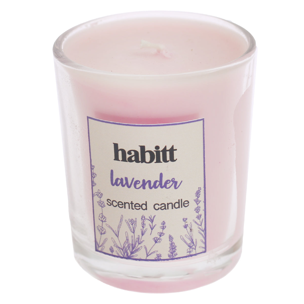 Mini Glass Jar Candle Lavender