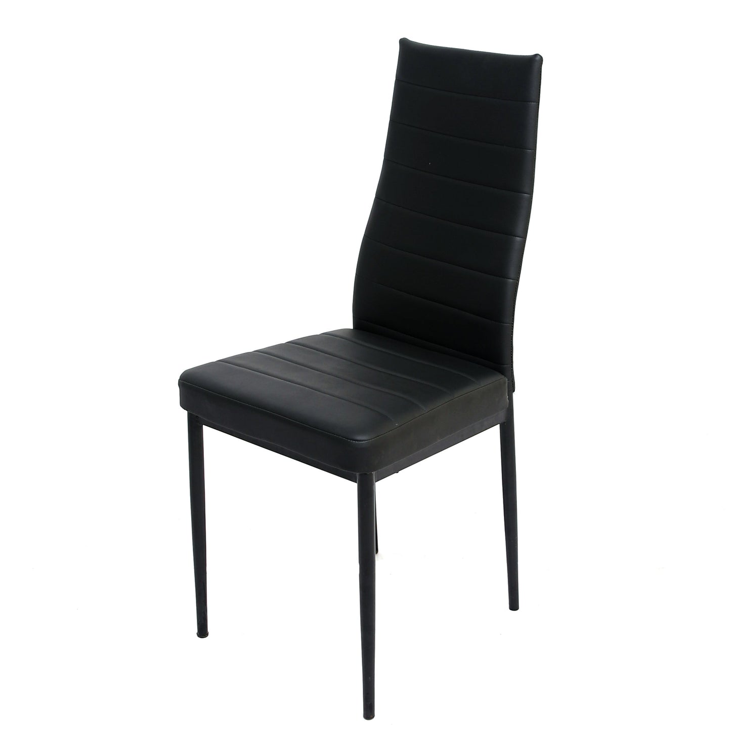 Buy 1 Get 1 Offer Ease Stripe Dining Chair (Black)