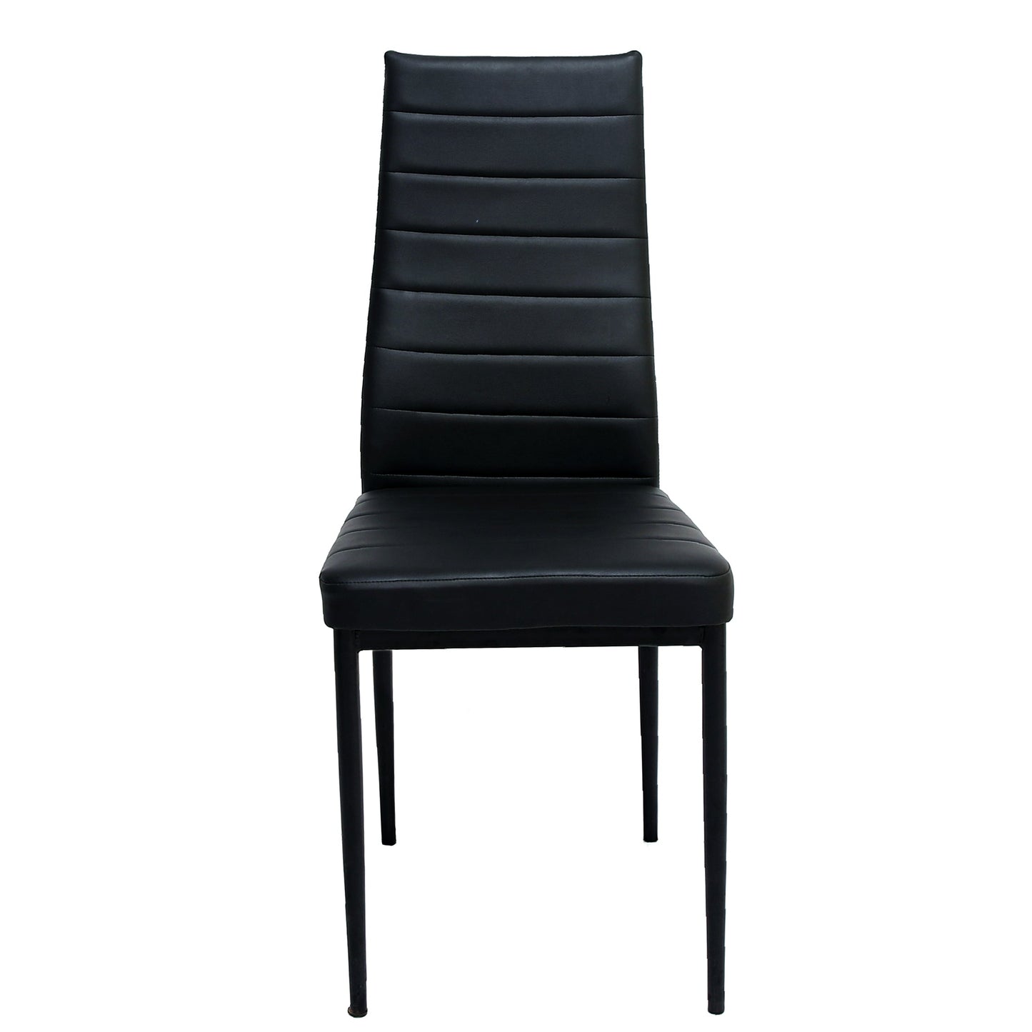 Buy 1 Get 1 Offer Ease Stripe Dining Chair (Black)