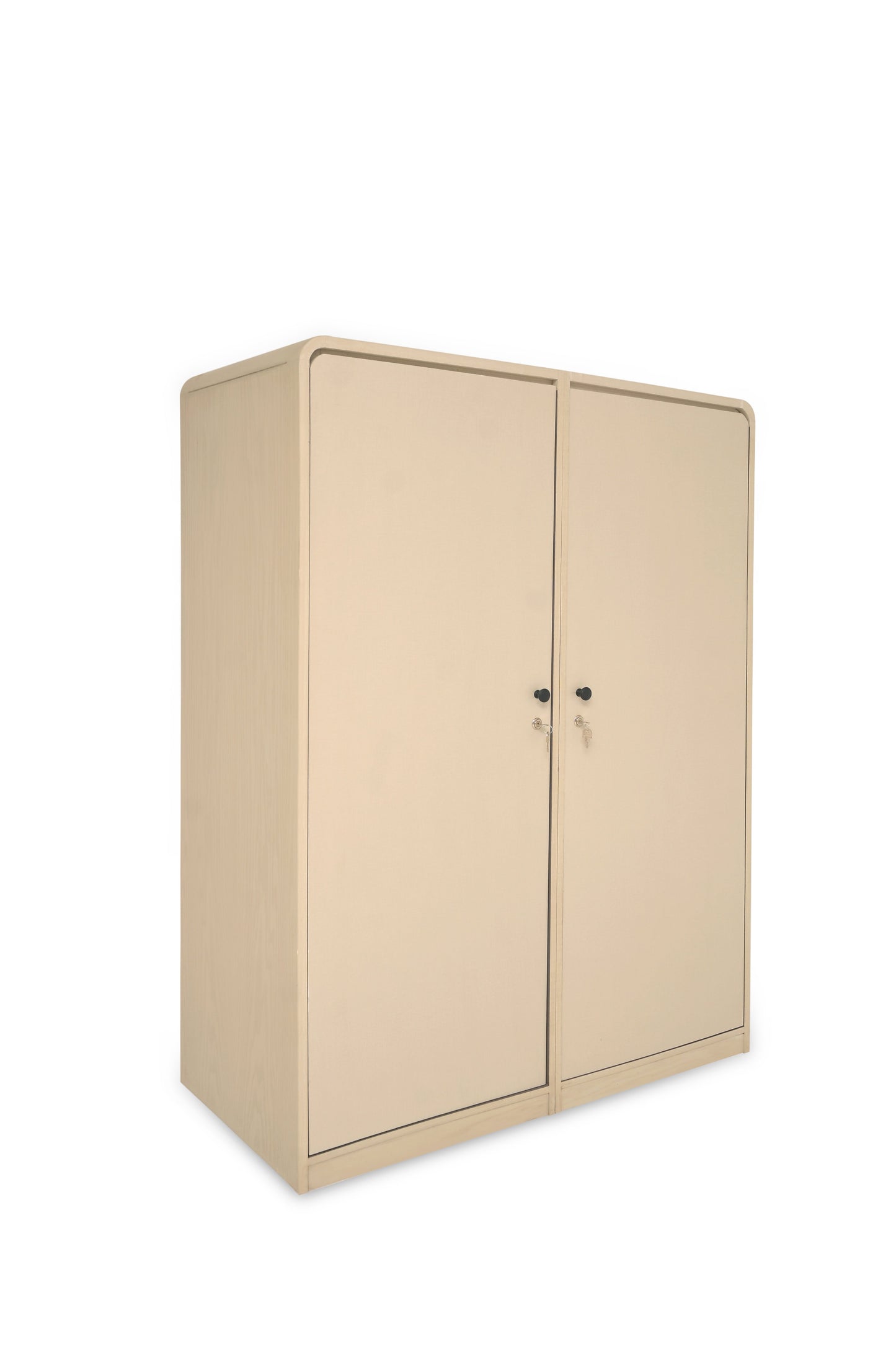 Harold 2-Door Wardrobe Ð Solid Wood with Cane Detailing