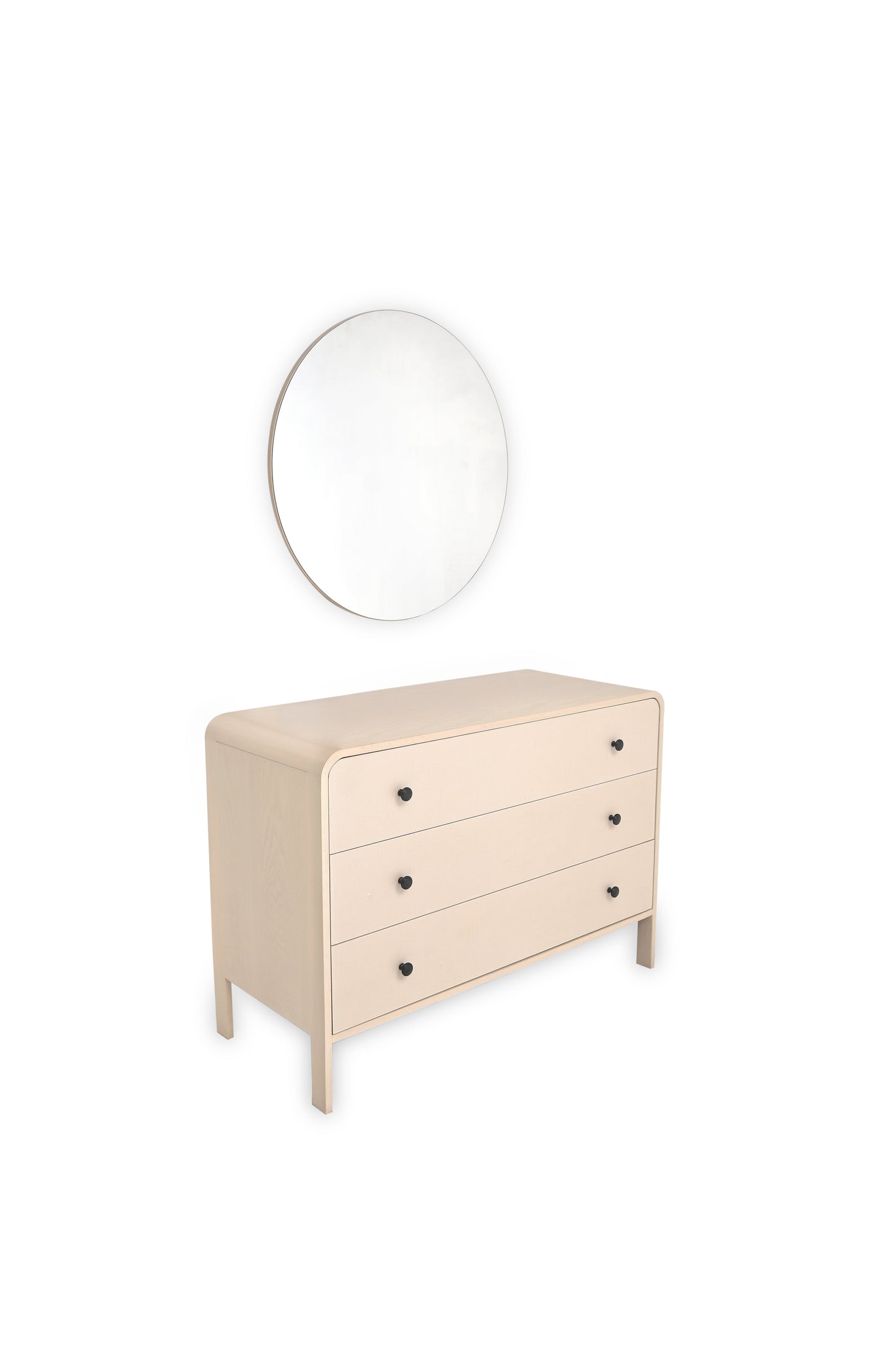 Harold Dresser Ð Solid Wood Finish with Woven Cane Detailing