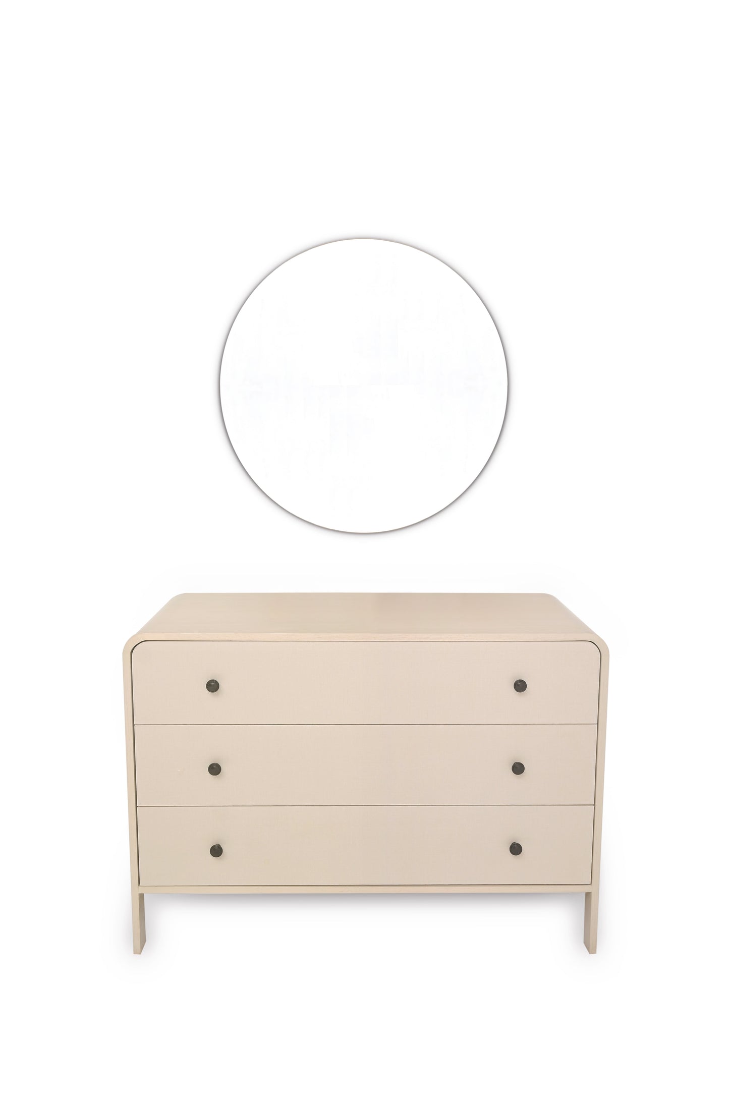 Harold Dresser Ð Solid Wood Finish with Woven Cane Detailing