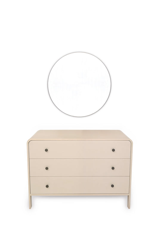 Harold Dresser Ð Solid Wood Finish with Woven Cane Detailing