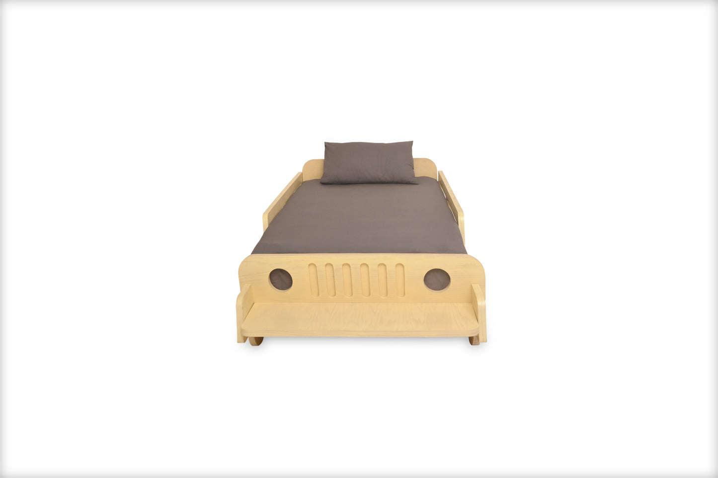 Wooden Cart Bed Ð Single Size Kids Bed with Playful Cart Design