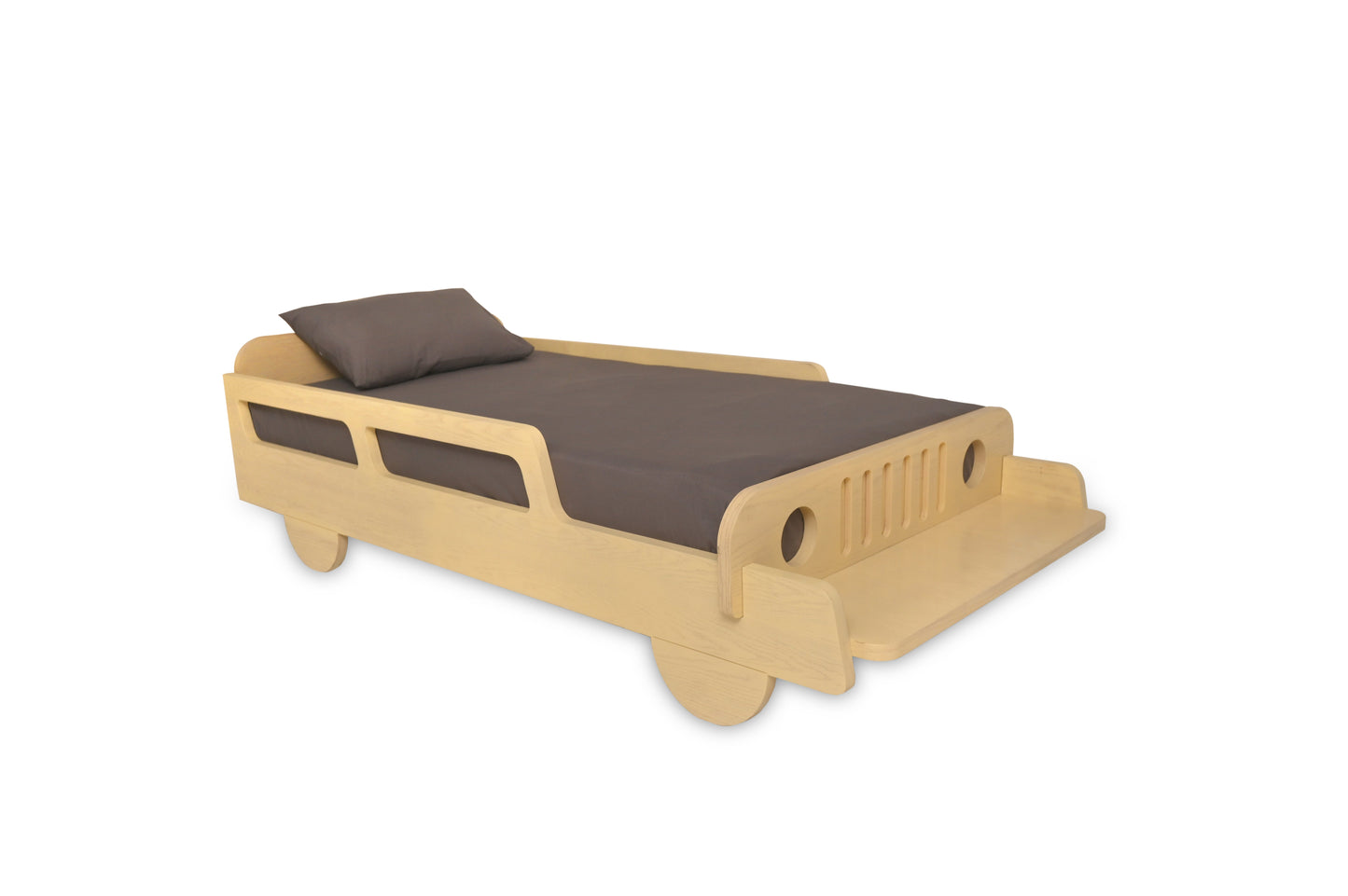 Wooden Cart Bed Set Ð Kids Bed with Chest of Drawers & Bookshelf