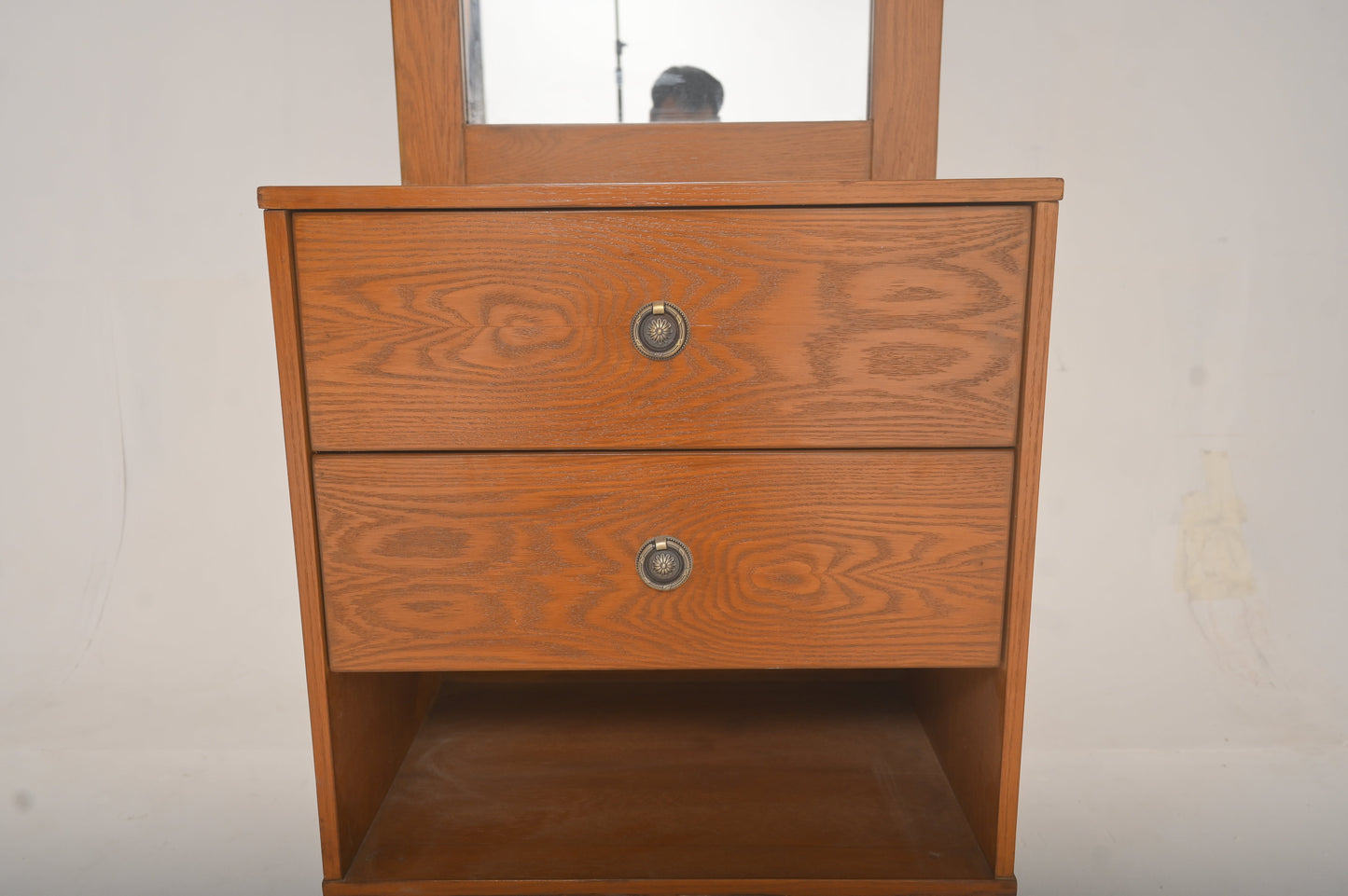 Harry Dresser Ð Solid Wood with Upholstered Drawer Panels