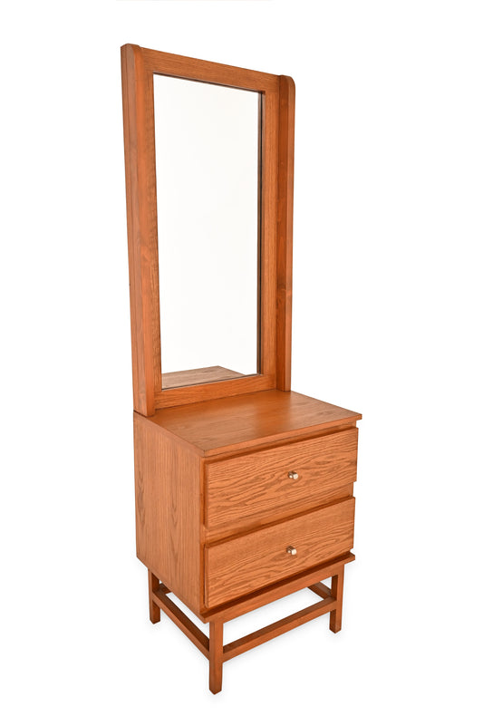 Harry N Dresser Ð Modern Wooden Vanity with Mirror & Storage Drawers