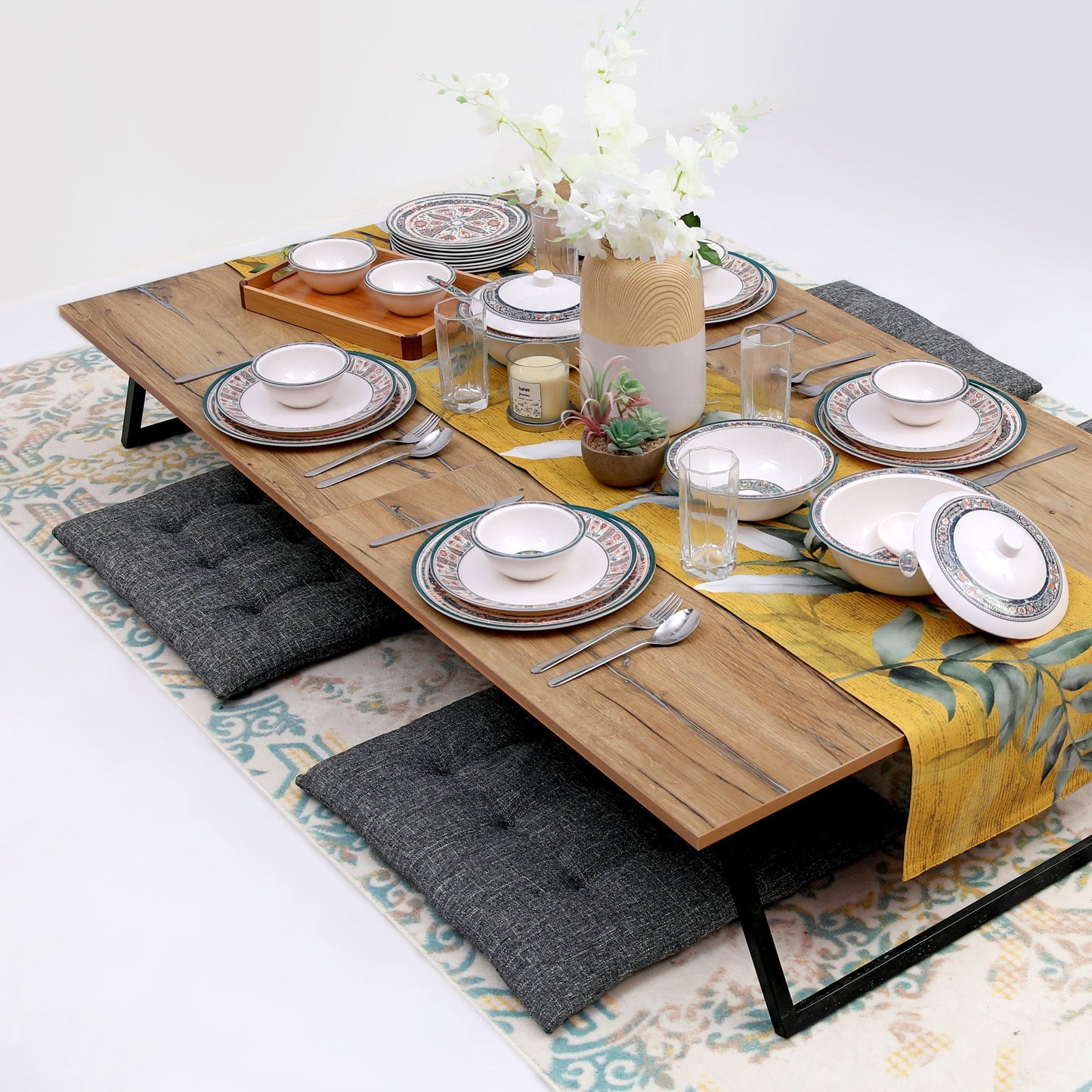Linna Foldable 4 Person Dining Table