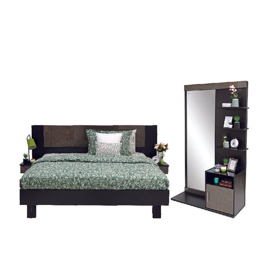 Novak - Bed with sides & Dresser