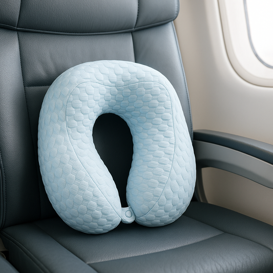Travel Neck Pillow Ð Variant: Blue, Brown, Pink, Yellow