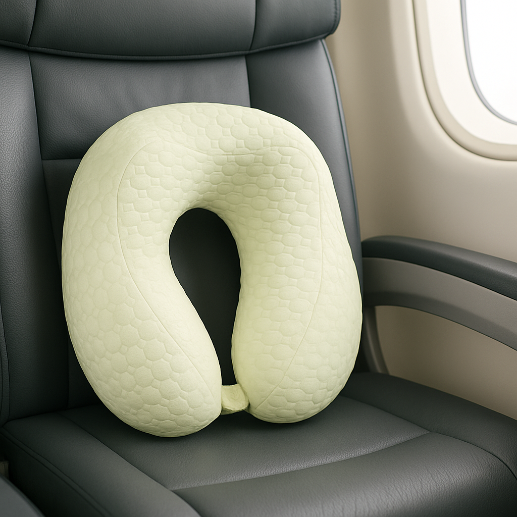 Travel Neck Pillow Ð Variant: Blue, Brown, Pink, Yellow
