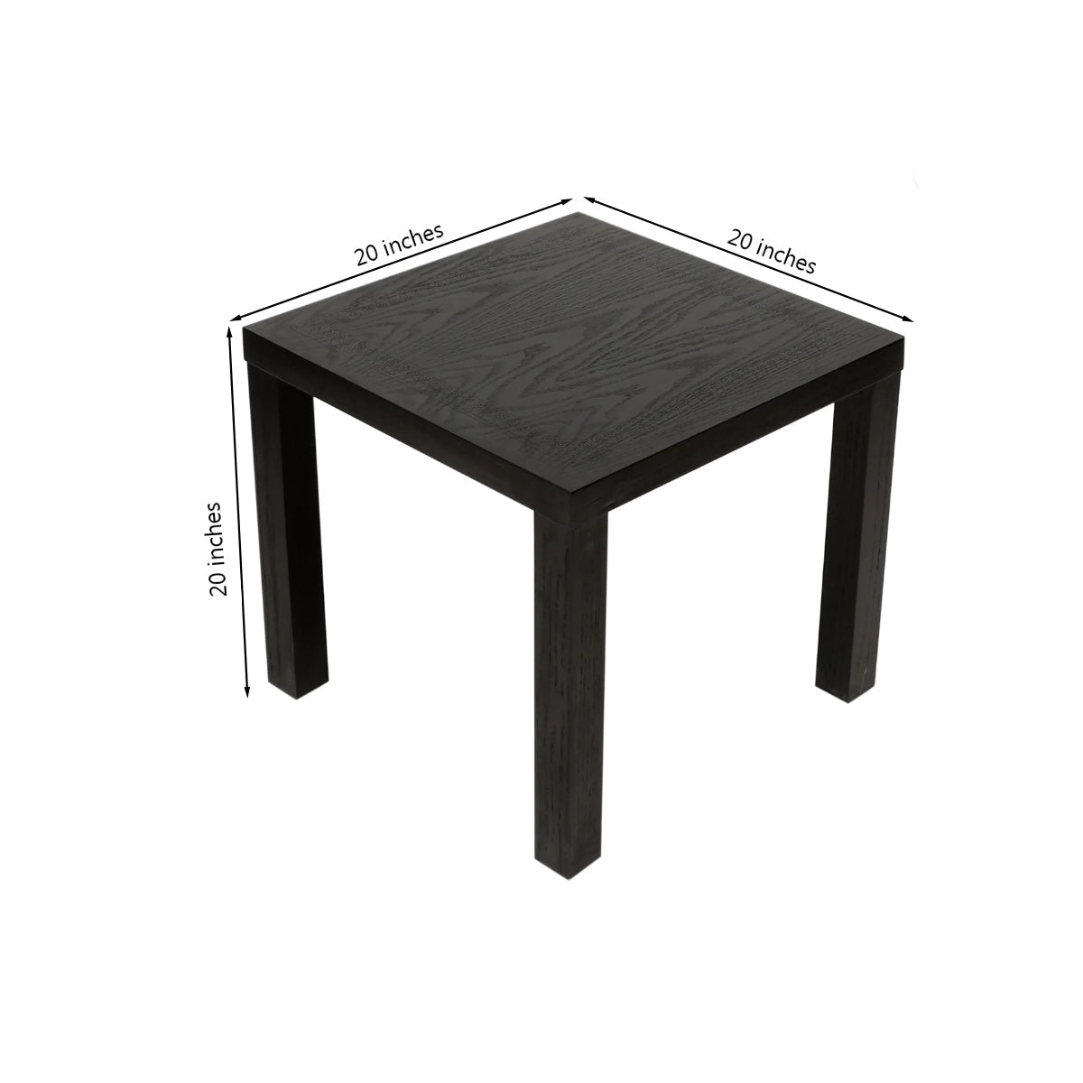 Honey Comb Black Side Table