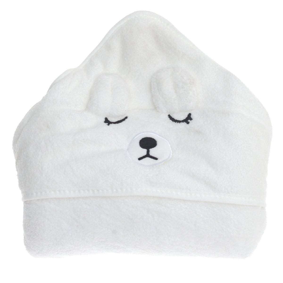 Kids Hooded Bath Towel Ð Soft & Absorbent Animal Face Wrap