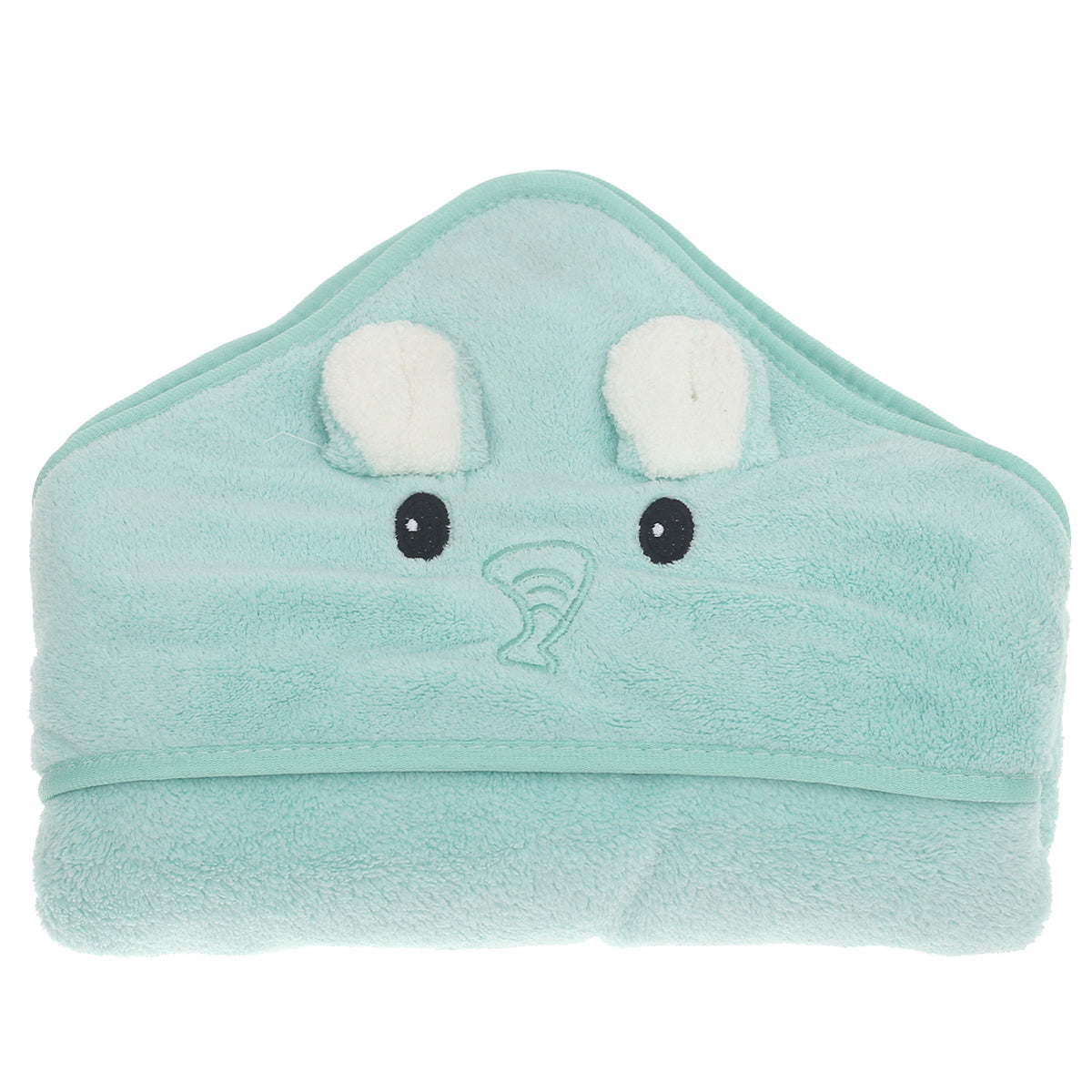 Kids Hooded Bath Towel Ð Soft & Absorbent Animal Face Wrap