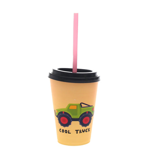 Cup with Straw Ð Orange