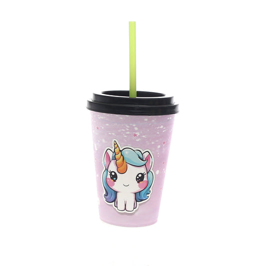 Cup with Straw Ð Purple