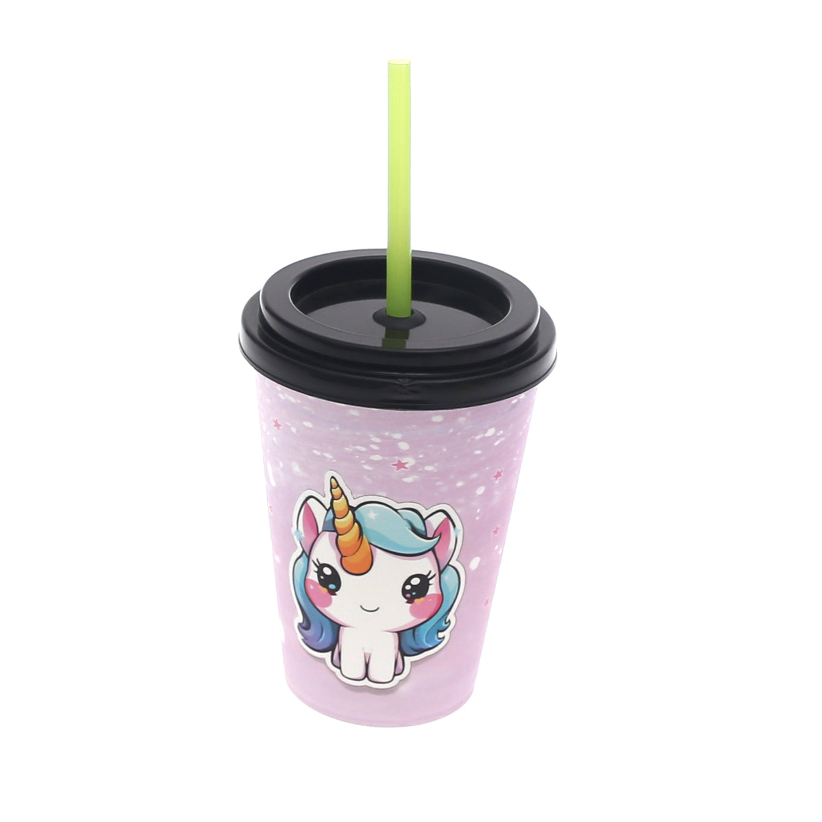 Cup with Straw Ð Purple