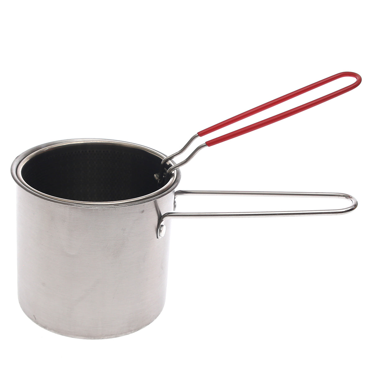 Stainless Steel Frying Pot with Basket Ð Deep Fryer for Home Cooking