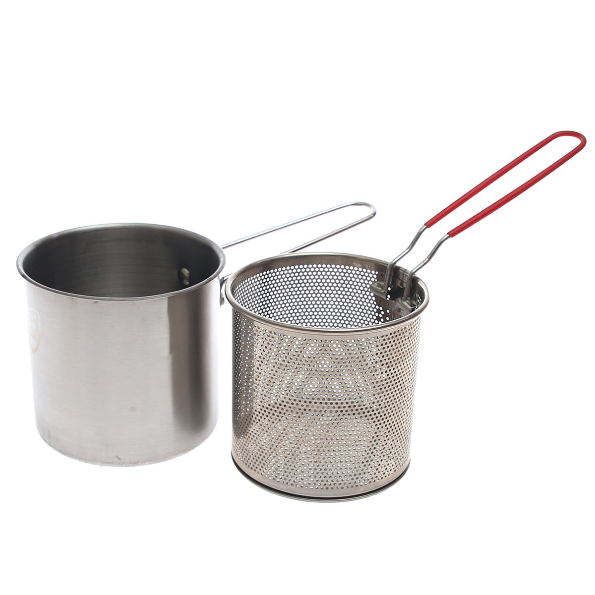 Stainless Steel Frying Pot with Basket Ð Deep Fryer for Home Cooking