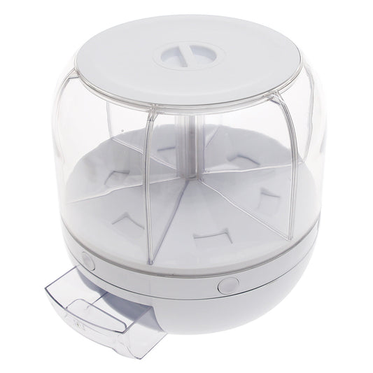 Rotating Rice Dispenser Ð 5kg Capacity Grain Storage Container