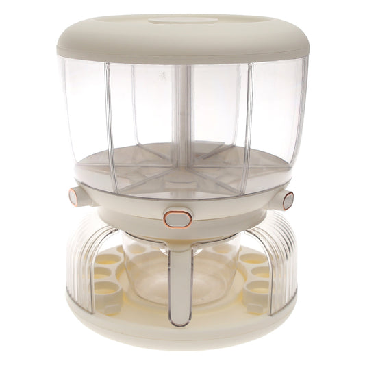 Rice Dispenser with Egg Tray Ð Multi?Compartment Grain & Egg Storage Container