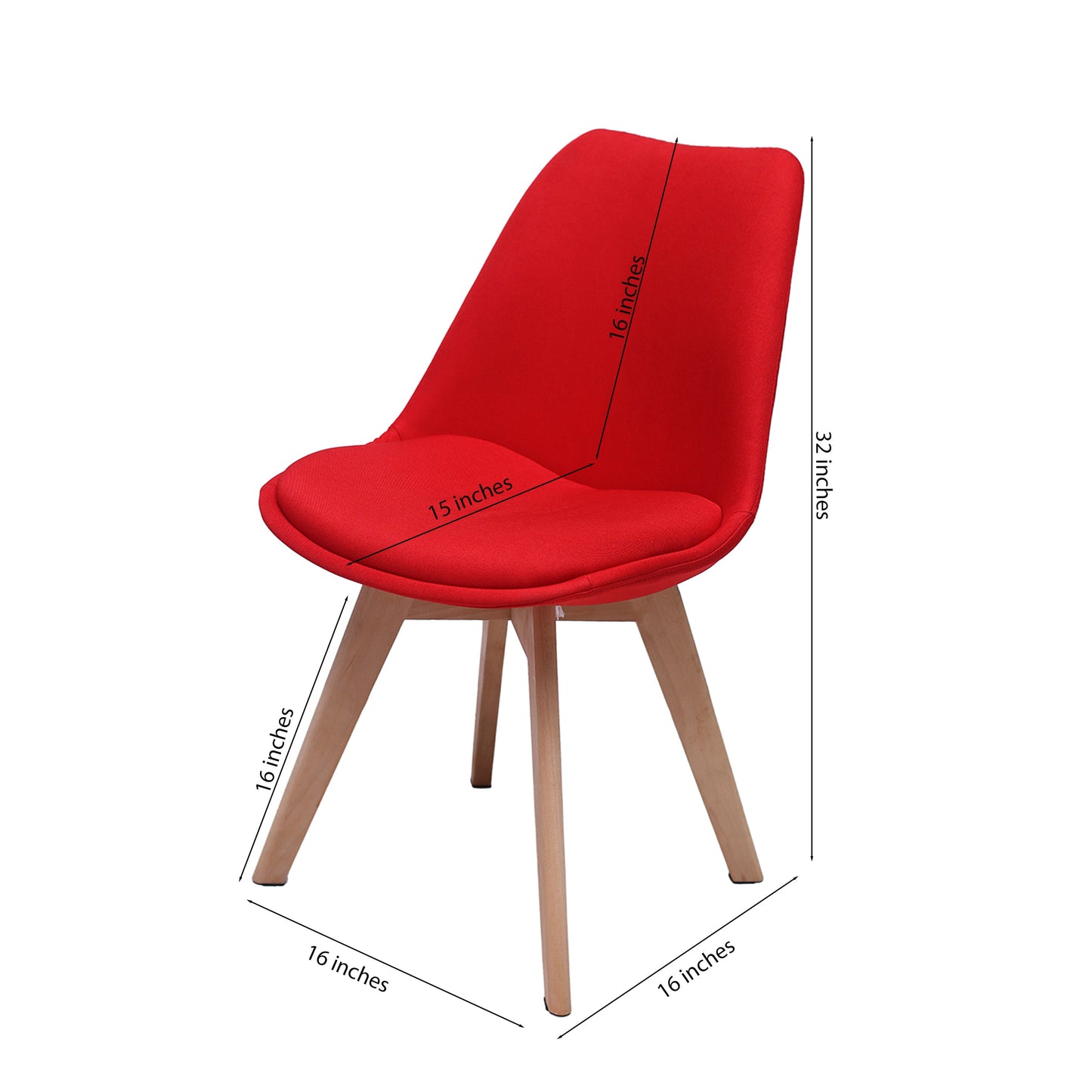 Gigma Red W/Fabric Chair