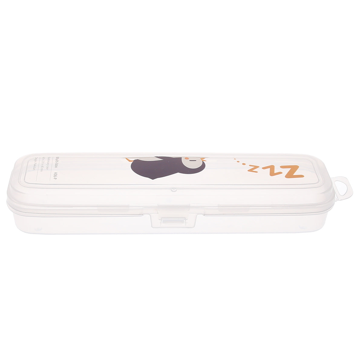 Sleeping Penguin Multi?Box Ð Transparent Stationery Storage Case for Kids & School Supplies (Copy)