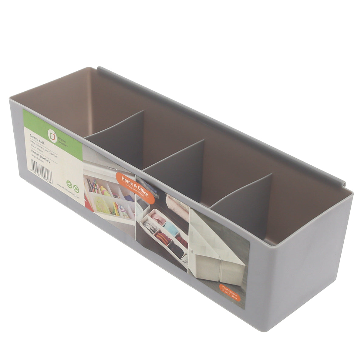 Drawer Organizer Ð Grey & White