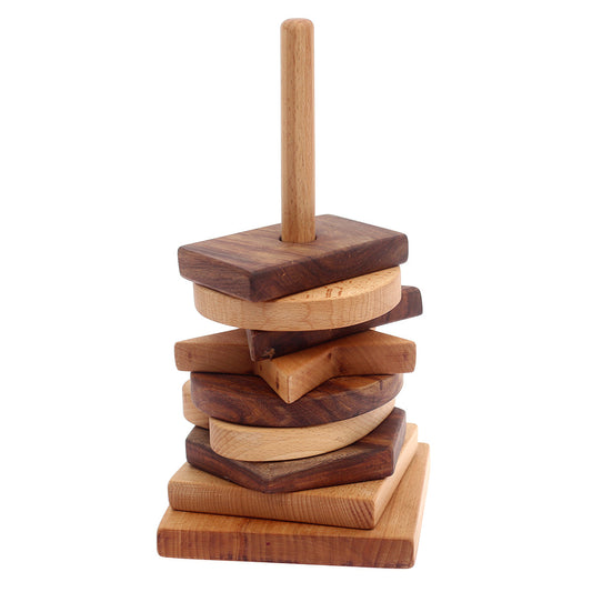 SHAPES STACKER BROWN