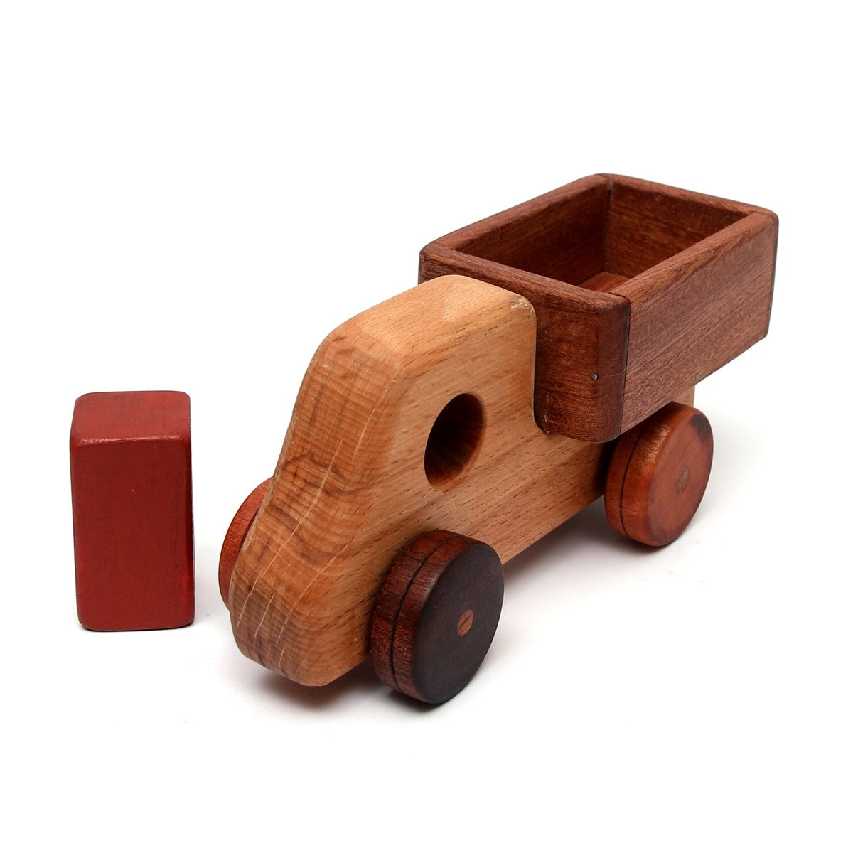 WOODEN LOADER LIGHT BROWN